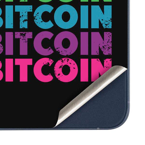 Rainbow Bitcoin Galaxy A36 5G Skin